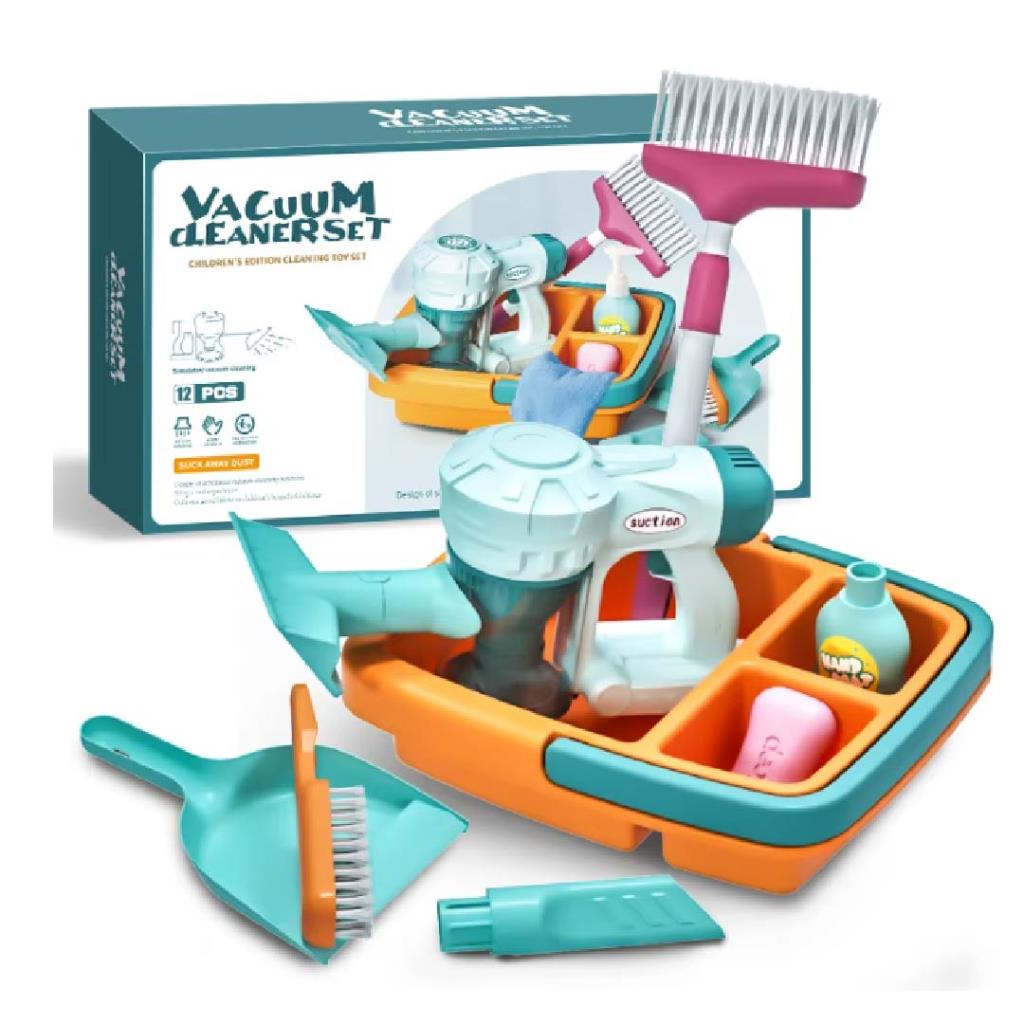 Kids Vacuum Cleaner Set – 12 Pieces